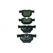 HELLA PAGID 8DB 355 010-471 - Jeu de 4 plaquettes de frein arrière