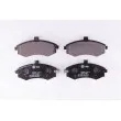 HELLA PAGID 8DB 355 010-481 - Jeu de 4 plaquettes de frein avant