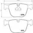 HELLA PAGID 8DB 355 010-751 - Jeu de 4 plaquettes de frein arrière