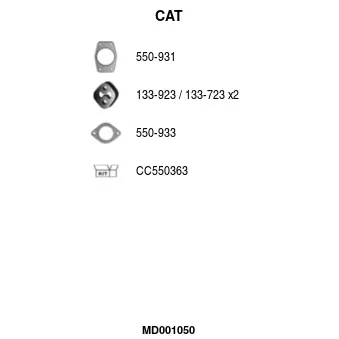 FA1 MD001050 - Catalyseur