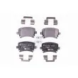 HELLA PAGID 8DB 355 011-771 - Jeu de 4 plaquettes de frein arrière