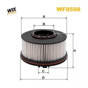 WIX FILTERS WF8598 - Filtre à carburant