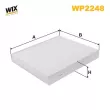 WIX FILTERS WP2248 - Filtre, air de l'habitacle