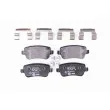 HELLA PAGID 8DB 355 012-421 - Jeu de 4 plaquettes de frein arrière