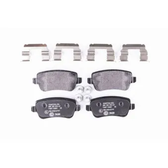 Jeu de 4 plaquettes de frein arrière HELLA PAGID OEM 77363610
