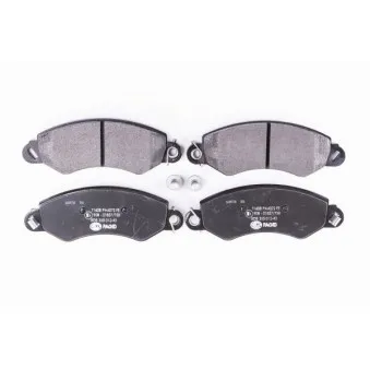 Jeu de 4 plaquettes de frein avant HELLA PAGID OEM 545990001