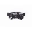 HELLA PAGID 8DB 355 012-501 - Jeu de 4 plaquettes de frein arrière
