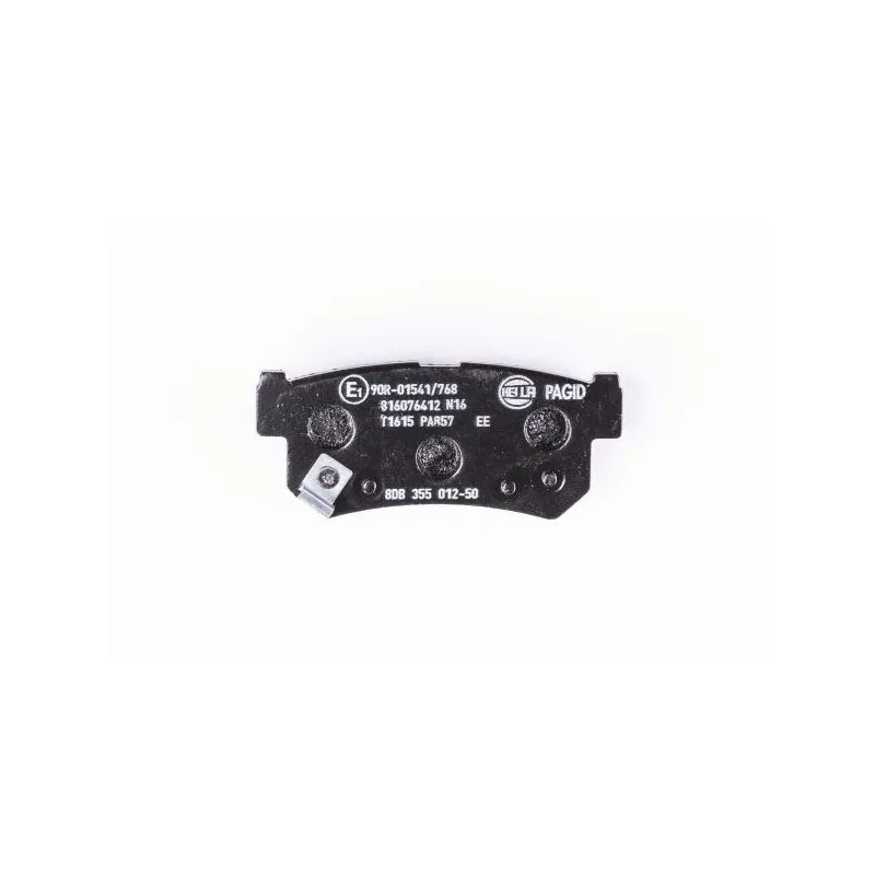Jeu de 4 plaquettes de frein arrière HELLA PAGID 8DB 355 012-501 - Visuel 2