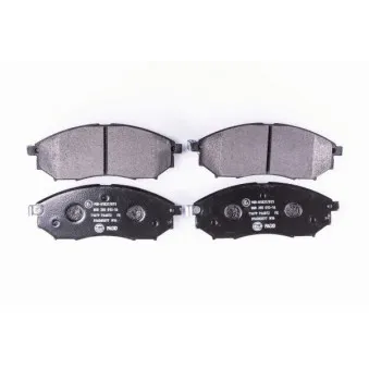 Jeu de 4 plaquettes de frein avant HELLA PAGID OEM 41060CC090