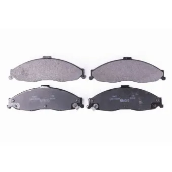 HELLA PAGID 8DB 355 013-381 - Jeu de 4 plaquettes de frein avant