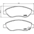 HELLA PAGID 8DB 355 013-401 - Jeu de 4 plaquettes de frein avant