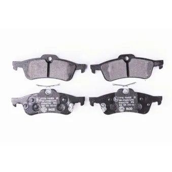 Jeu de 4 plaquettes de frein arrière HELLA PAGID OEM 044660D010