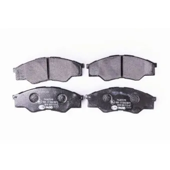 Jeu de 4 plaquettes de frein avant HELLA PAGID OEM 044650K160