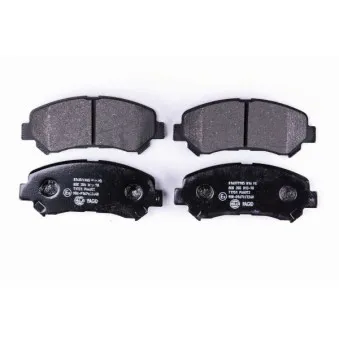 HELLA PAGID 8DB 355 013-781 - Jeu de 4 plaquettes de frein avant