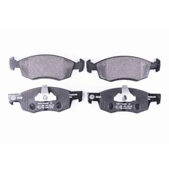 Jeu de 4 plaquettes de frein avant HELLA PAGID OEM 6001549803