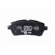 HELLA PAGID 8DB 355 014-001 - Jeu de 4 plaquettes de frein avant