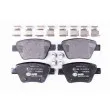 HELLA PAGID 8DB 355 014-021 - Jeu de 4 plaquettes de frein arrière