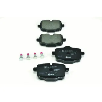 Jeu de 4 plaquettes de frein arrière HELLA PAGID OEM 34216857805