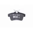 HELLA PAGID 8DB 355 014-531 - Jeu de 4 plaquettes de frein arrière