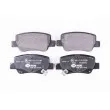 HELLA PAGID 8DB 355 014-641 - Jeu de 4 plaquettes de frein arrière