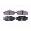 HELLA PAGID 8DB 355 014-931 - Jeu de 4 plaquettes de frein avant
