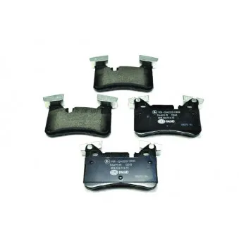 Jeu de 4 plaquettes de frein arrière HELLA PAGID OEM A0074209320