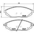 HELLA PAGID 8DB 355 015-771 - Jeu de 4 plaquettes de frein avant