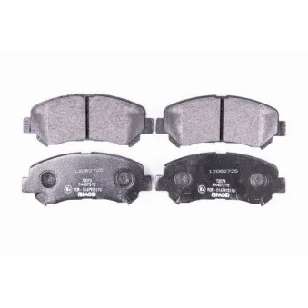 Jeu de 4 plaquettes de frein avant HELLA PAGID OEM D10609N50A