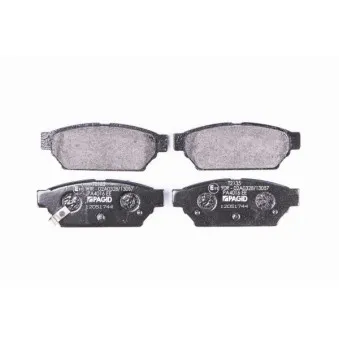 HELLA PAGID 8DB 355 016-201 - Jeu de 4 plaquettes de frein avant