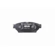HELLA PAGID 8DB 355 016-201 - Jeu de 4 plaquettes de frein avant