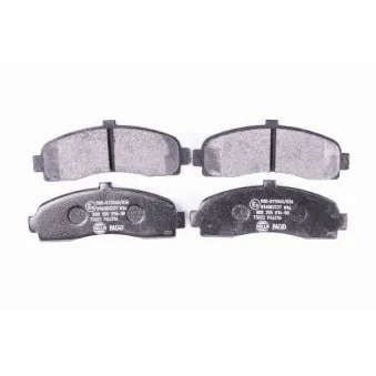 Jeu de 4 plaquettes de frein avant HELLA PAGID OEM 410606F626