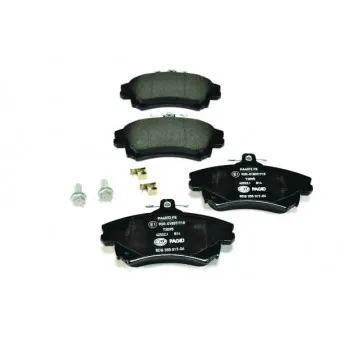 Jeu de 4 plaquettes de frein avant HELLA PAGID OEM 308509769