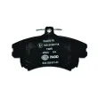 HELLA PAGID 8DB 355 017-041 - Jeu de 4 plaquettes de frein avant