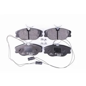 Jeu de 4 plaquettes de frein avant HELLA PAGID [8DB 355 017-781]