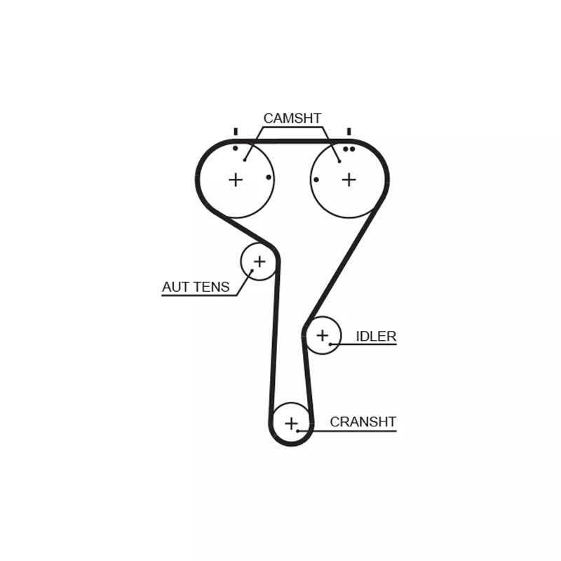 Kit de distribution GATES K065680XS - Visuel 2