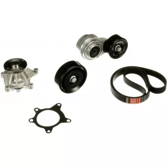 Pompe à eau+Jeu de courroie trapézoïdale à nervures GATES KP96PK2138