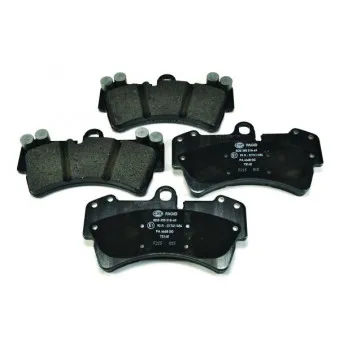 Jeu de 4 plaquettes de frein avant HELLA PAGID OEM 95535193910