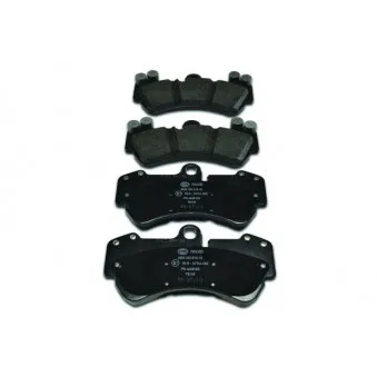 Jeu de 4 plaquettes de frein avant HELLA PAGID OEM 95535193901