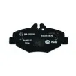 HELLA PAGID 8DB 355 018-731 - Jeu de 4 plaquettes de frein avant