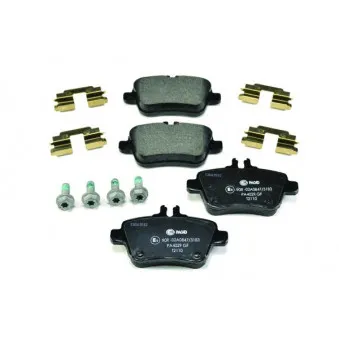 Jeu de 4 plaquettes de frein arrière HELLA PAGID OEM A0064208320