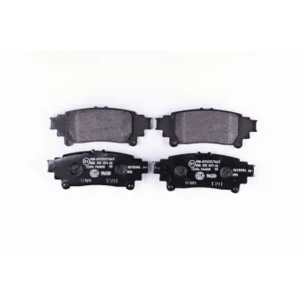 HELLA PAGID 8DB 355 021-661 - Jeu de 4 plaquettes de frein avant