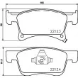 HELLA PAGID 8DB 355 023-021 - Jeu de 4 plaquettes de frein avant