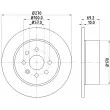 Jeu de 2 disques de frein avant HELLA PAGID [8DD 355 104-651]