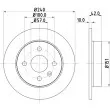 HELLA PAGID 8DD 355 106-091 - Jeu de 2 disques de frein arrière