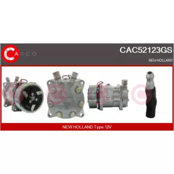 CASCO CAC52123GS - Compresseur, climatisation