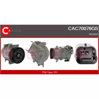 CASCO CAC70076GS - Compresseur, climatisation