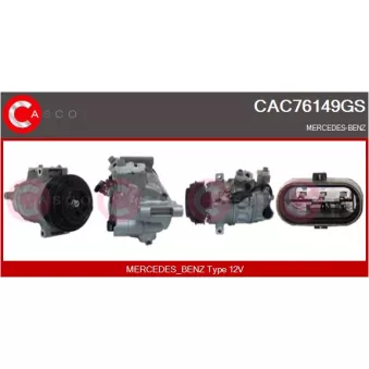 CASCO CAC76149GS - Compresseur, climatisation