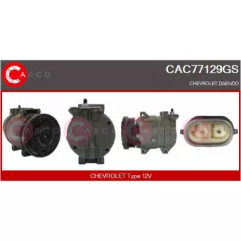 CASCO CAC77129GS - Compresseur, climatisation