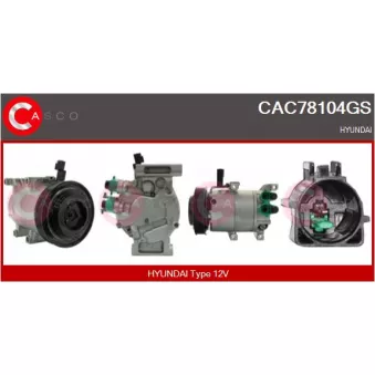 CASCO CAC78104GS - Compresseur, climatisation
