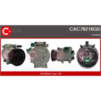 CASCO CAC78216GS - Compresseur, climatisation